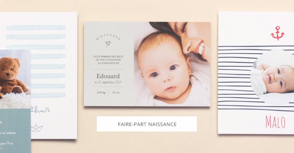 Quelle forme donner à son faire-part de naissance ?